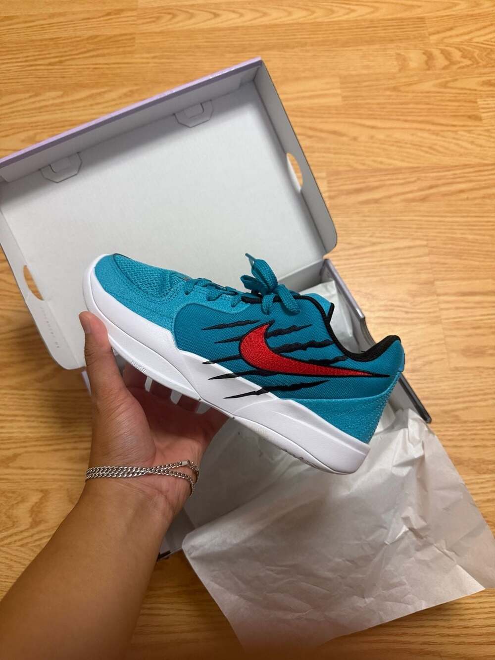 Nike Ja 2 Scratch (GS) HQ2296-400‼️SHIP FAST‼️BASKETBALL SHOES (SIZE 6Y - 7.5W)